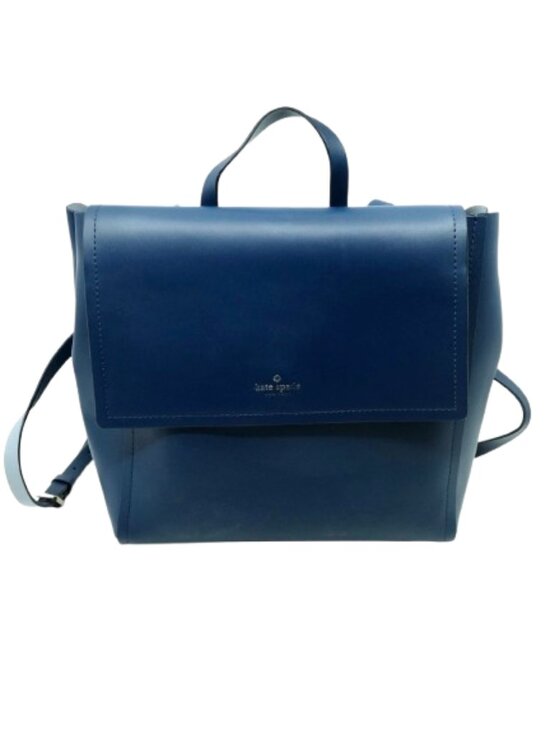 KATE SPADE~sommerville road megyn~NAVY BLUE/BLUE LEATHER BACKPACK
